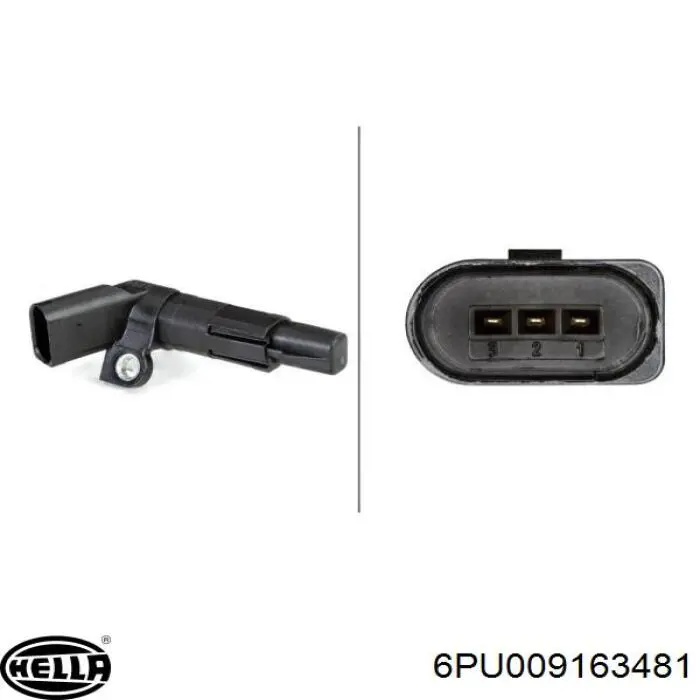 Compre 6PU009163481 HELLA Sensor de posição (de revoluções) de cambota