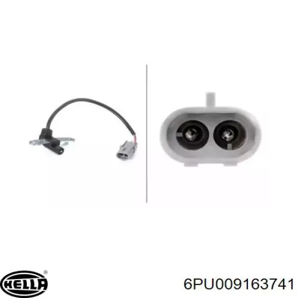 Compre 6PU009163741 HELLA Sensor de posição (de revoluções) de cambota
