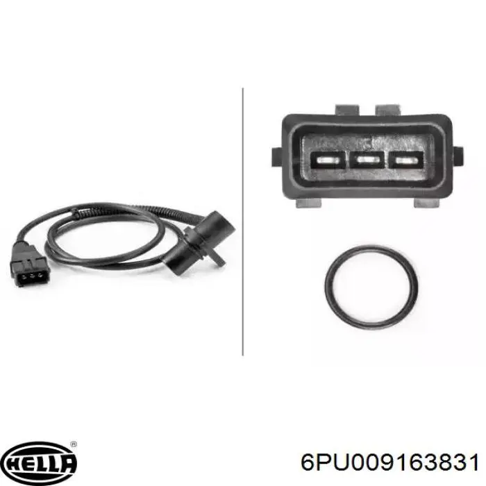 Compre 6PU009163831 HELLA Sensor de posição (de revoluções) de cambota