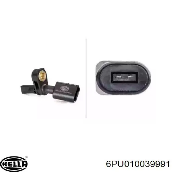 Sensor ABS dianteiro esquerdo HELLA 6PU010039991 preço, a partir de 16,42 USD