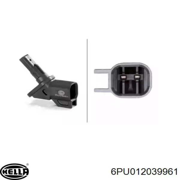 6PU012039961 HELLA Sensor dianteiro de ABS