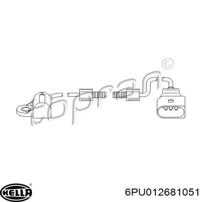 Compre 6PU012681051 HELLA Sensor de posição da árvore distribuidora