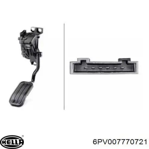 Pedal de gás (de acelerador) VAG 7M3721603A preço, a partir de 44,84 USD
