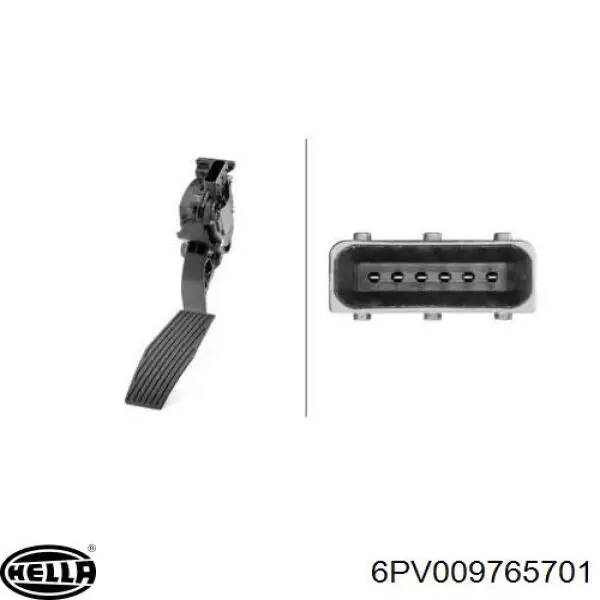 Pedal de gás (de acelerador) Opel 848034 preço, a partir de 34,31 USD