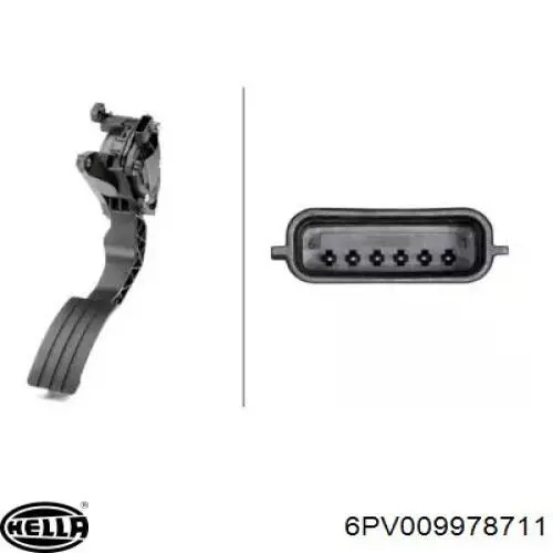 180022703RC Renault (RVI) Pedal de gás (de acelerador)