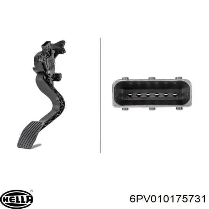 Compre 52013951 Fiat/Alfa/Lancia Pedal de gás (de acelerador)