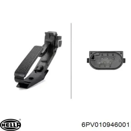 Compre 0055452214 Mercedes Pedal de gás (de acelerador)