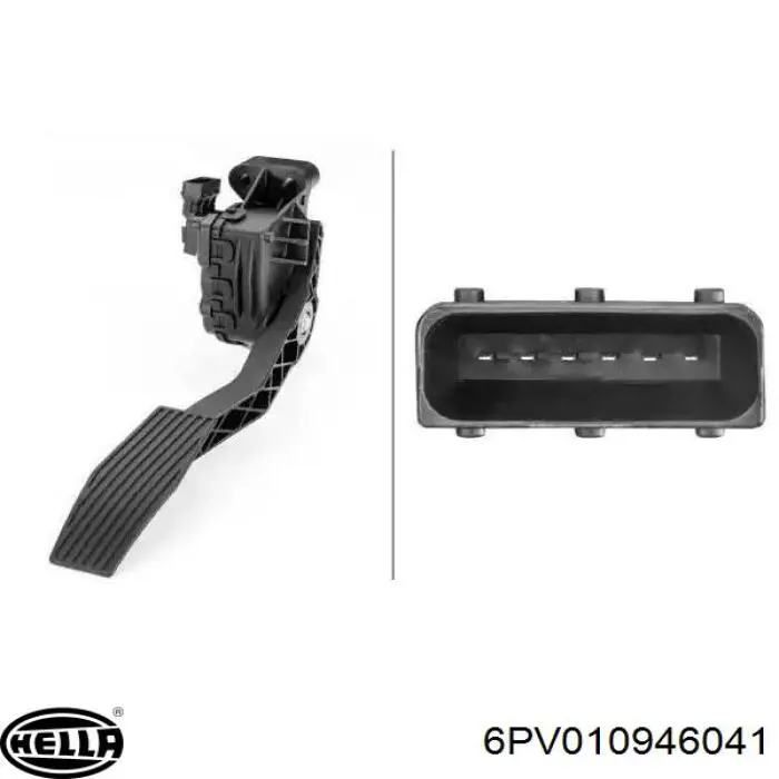 Pedal de gás (de acelerador) HELLA 6PV010946041 preço, a partir de 184,29 USD