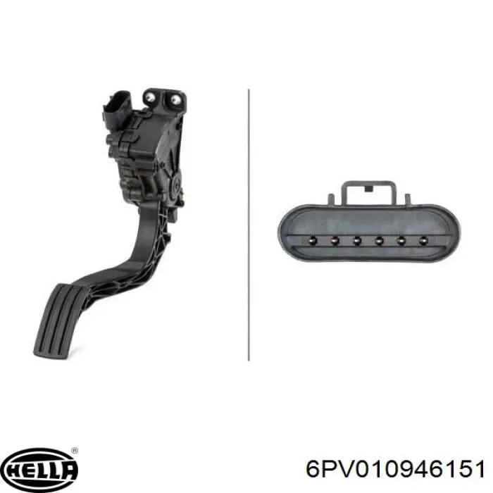 Pedal de gás (de acelerador) Ford 1530737 preço, a partir de 38,90 USD