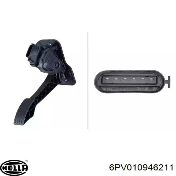 Pedal de gás (de acelerador) Ford 2112718 preço, a partir de 100,45 USD