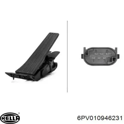35426770936 BMW Pedal de gás (de acelerador)