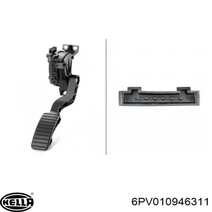 Pedal de gás (de acelerador) ERA 551302 preço, a partir de 74,49 USD
