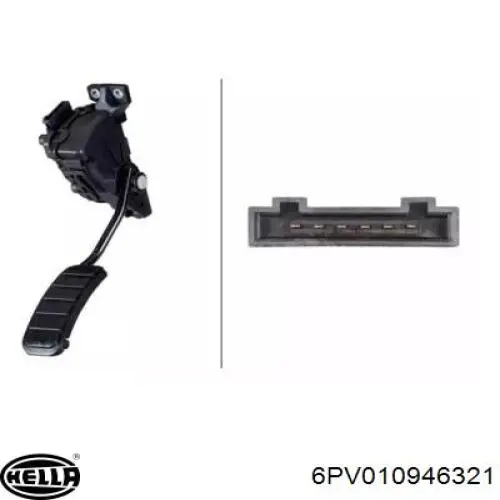 Pedal de gás (de acelerador) Meat&Doria 83568 preço, a partir de 42,77 USD