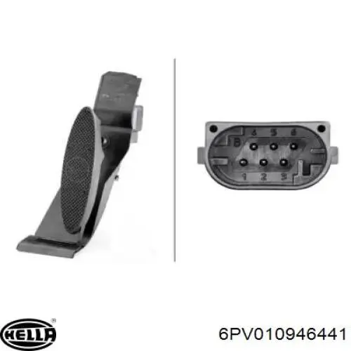 35406757549 BMW Pedal de gás (de acelerador)