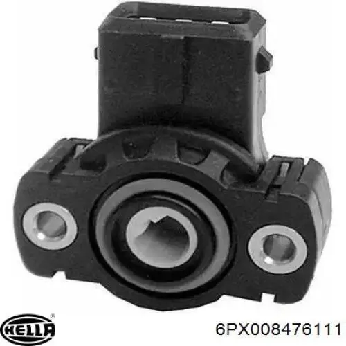 Compre 6PX008476111 HELLA Sensor de posição da válvula de borboleta (potenciômetro)