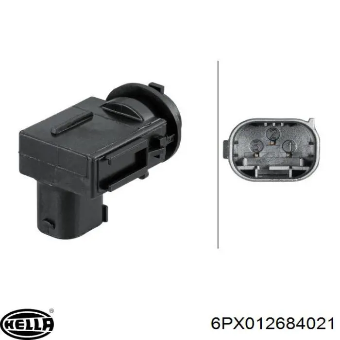 6PX012684021 HELLA Sensor de sujidade de ar