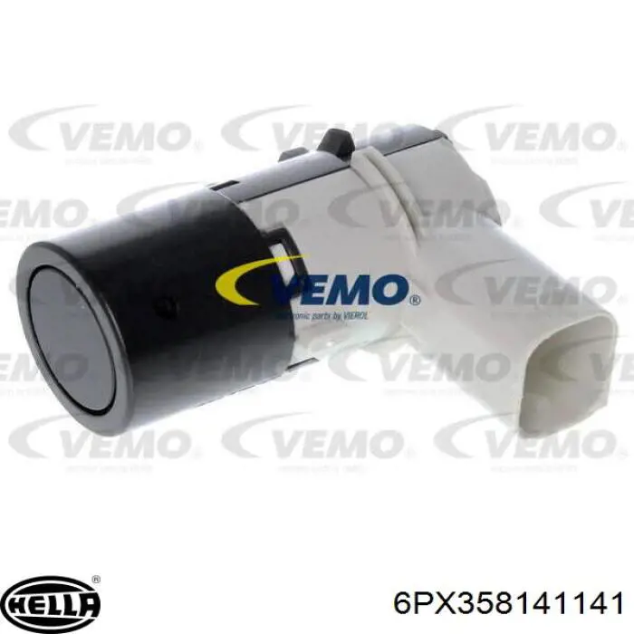 Sensor dianteiro de sinalização de estacionamento (sensor de estacionamento) HELLA 6PX358141141 preço, a partir de 44,27 USD