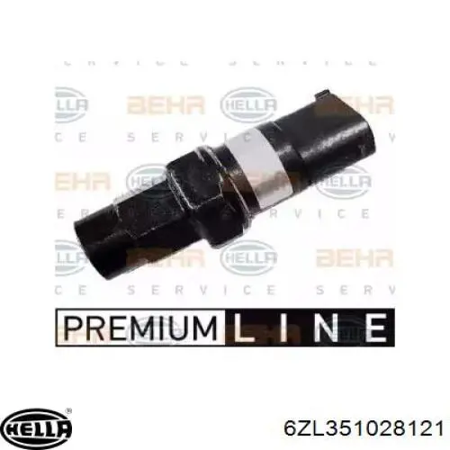 Compre 6ZL351028121 HELLA Sensor de pressão absoluta de aparelho de ar condicionado