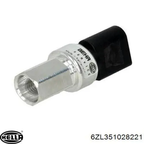 Compre 6ZL351028221 HELLA Sensor de pressão absoluta de aparelho de ar condicionado