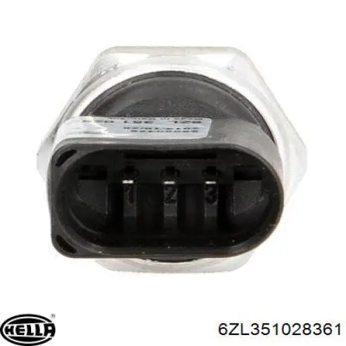 Sensor de pressão absoluta de aparelho de ar condicionado 6ZL351028361 HELLA