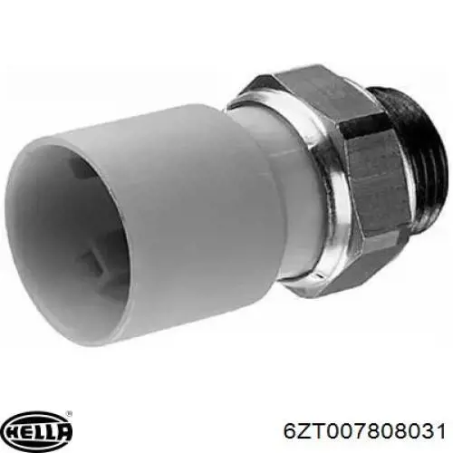 Sensor de temperatura do fluido de esfriamento (de ativação de ventilador do radiador) 6ZT007808031 HELLA