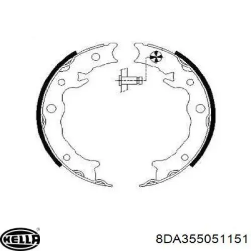 Sapatas do freio de estacionamento Subaru 26694FJ001 preço, a partir de 54,21 USD