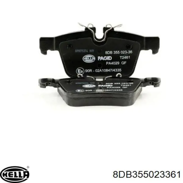 Compre T2H53849 Jaguar Sapatas do freio traseiras de disco