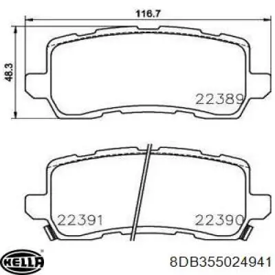 Compre 43022TZ5A10 Honda Sapatas do freio traseiras de disco