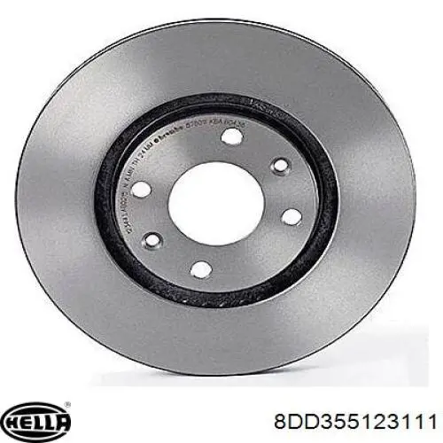 Disco do freio dianteiro LR115005 Land Rover