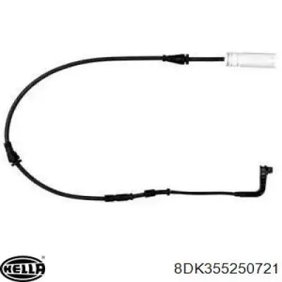 Sensor dianteiro de desgaste das sapatas do freio HELLA 8DK355250721 preço, a partir de 13,41 USD
