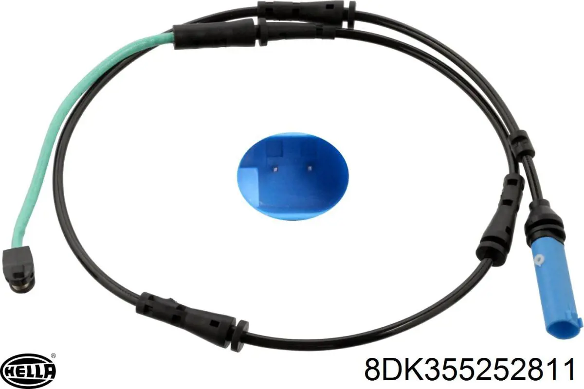 882020 Triclo Sensor traseiro de desgaste das sapatas do freio