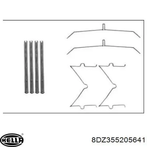 901885 Frenkit Kit de reparação das sapatas do freio