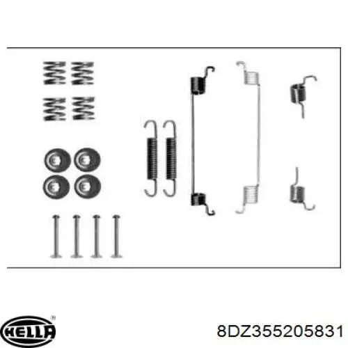 Kit de montagem das sapatas traseiras de tambor TRW SFK240 preço, a partir de 13,55 USD