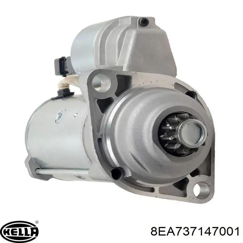Motor de arranco 8EA737147001 HELLA