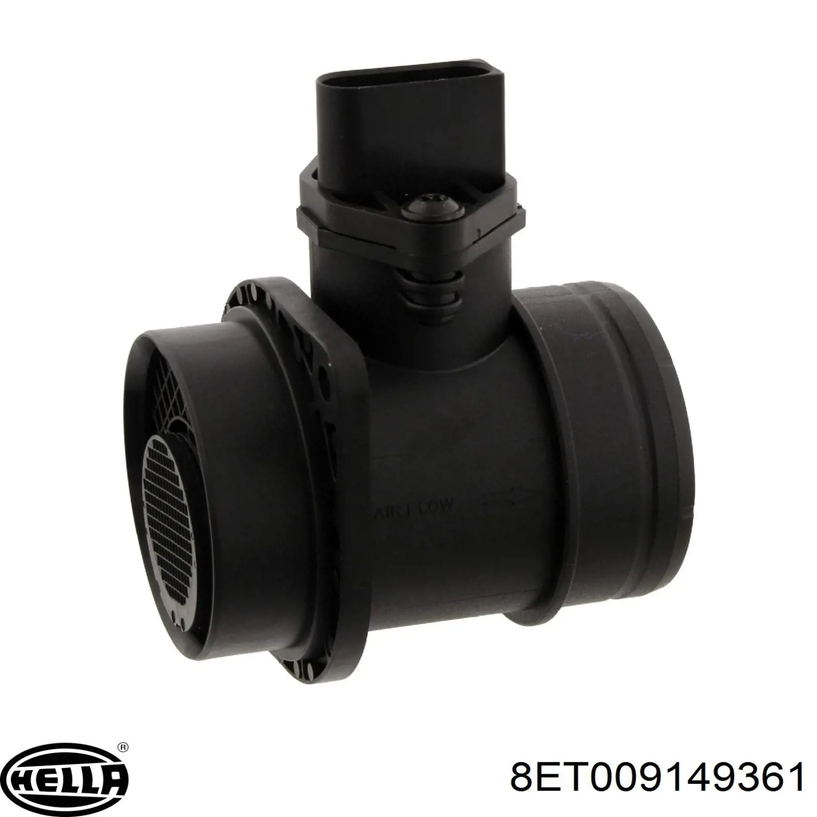 Sensor de fluxo (consumo) de ar, medidor de consumo M.A.F. - (Mass Airflow) HELLA 8ET009149361 preço, a partir de 57,34 USD