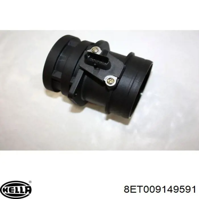 8ET009149591 HELLA Sensor de fluxo (consumo) de ar, medidor de consumo M.A.F. - (Mass Airflow)