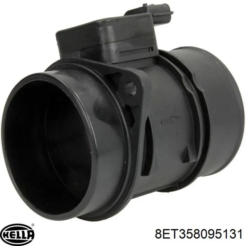 8ET358095131 HELLA Sensor de fluxo (consumo) de ar, medidor de consumo M.A.F. - (Mass Airflow)