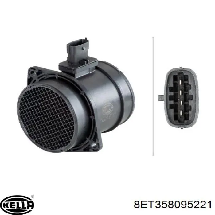 Sensor de fluxo (consumo) de ar, medidor de consumo M.A.F. - (Mass Airflow) Volvo 31361223 preço, a partir de 86,98 USD