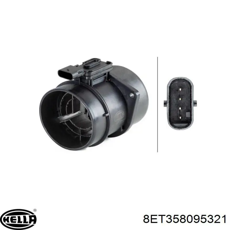 Sensor de fluxo (consumo) de ar, medidor de consumo M.A.F. - (Mass Airflow) Magneti Marelli AMMQ19757 preço, a partir de 107,60 USD