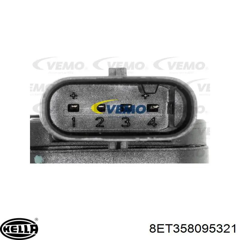 Sensor de fluxo (consumo) de ar, medidor de consumo M.A.F. - (Mass Airflow) AMMQ19757 Magneti Marelli