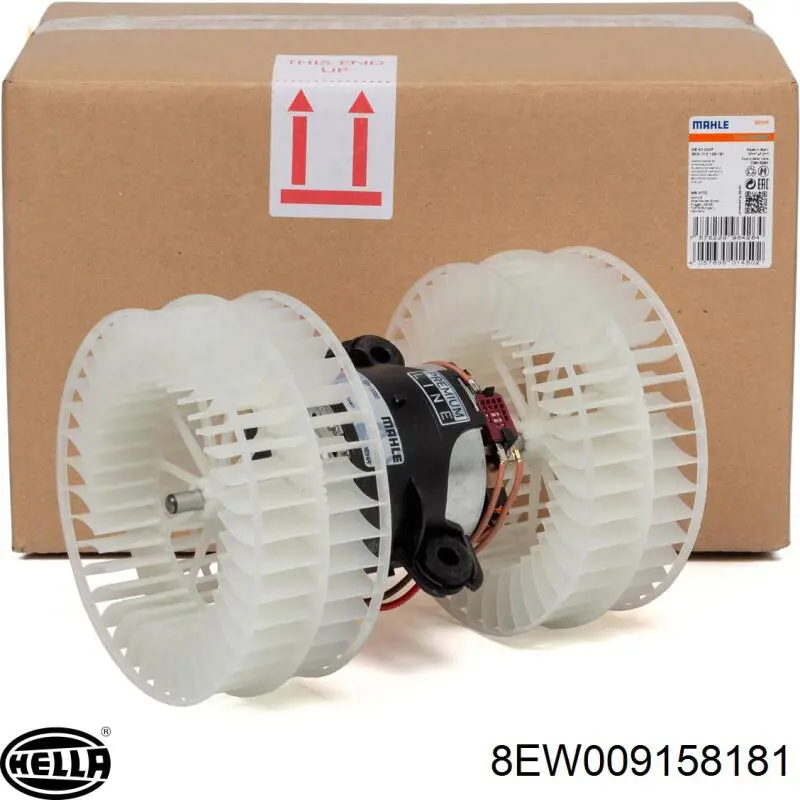 Motor de ventilador de forno (de aquecedor de salão) 8EW009158181 HELLA