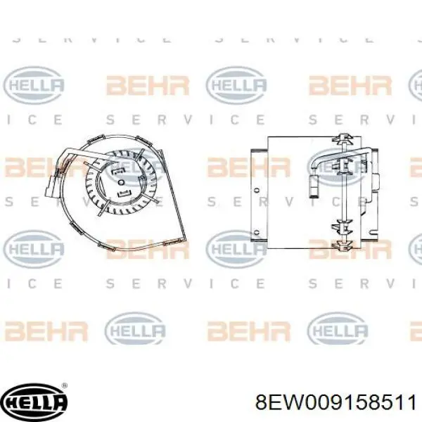 Compre A0028303108 Mercedes Motor traseiro de ventilador de forno (de aquecedor de salão)