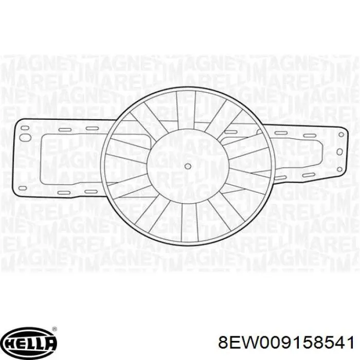 Compre 698004 VALEO Motor de ventilador do sistema de esfriamento