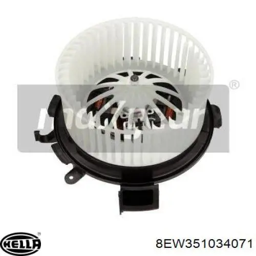 Compre 8EW351034071 HELLA Motor de ventilador de forno (de aquecedor de salão)