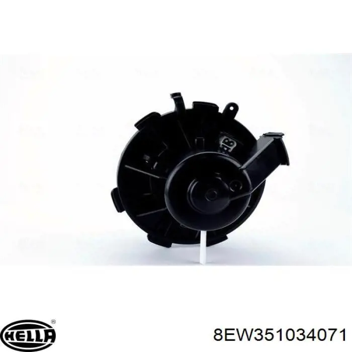 Motor de ventilador de forno (de aquecedor de salão) 8EW351034071 HELLA