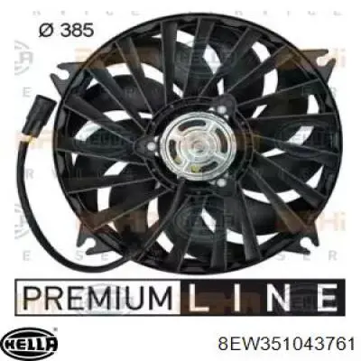 Compre 8EW351043761 HELLA Ventilador elétrico de esfriamento montado (motor + roda de aletas)