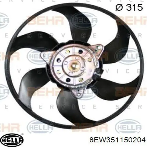 Ventilador elétrico de esfriamento montado (motor + roda de aletas) direito Opel 13114368 preço, a partir de 98,92 USD