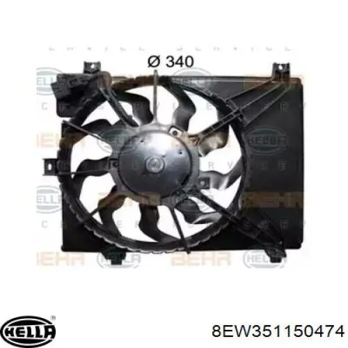 Difusor do radiador de esfriamento, montado com motor e roda de aletas Hyundai/Kia 253800X050 preço, a partir de 148,12 USD