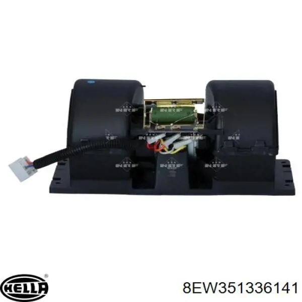 Motor de ventilador de forno (de aquecedor de salão) 8EW351336141 HELLA