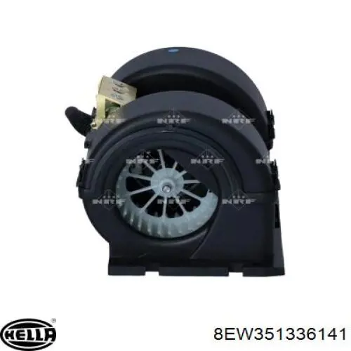 Motor de ventilador de forno (de aquecedor de salão) 8EW351336141 HELLA